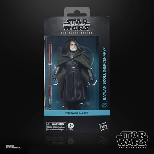 Star Wars Baylan Skoll Mercenary Ahsoka Black Series Action, side angle