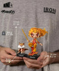 Iron Studios MiniCo Thundercats Cheetara & Snarf, rear view