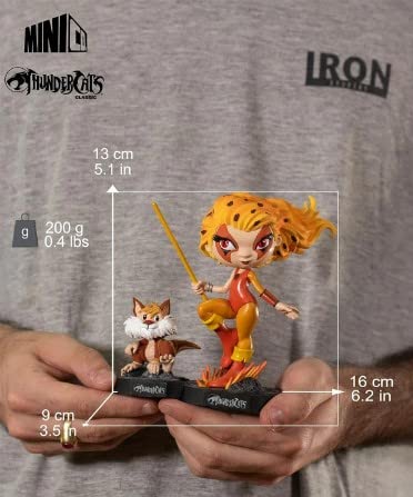 Iron Studios MiniCo Thundercats Cheetara & Snarf, rear view