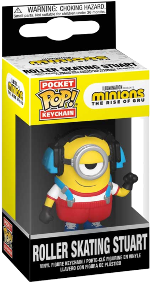 Minions 3 - Roller Skating Stuart Funko Pop! Keychain Vinyl Figure