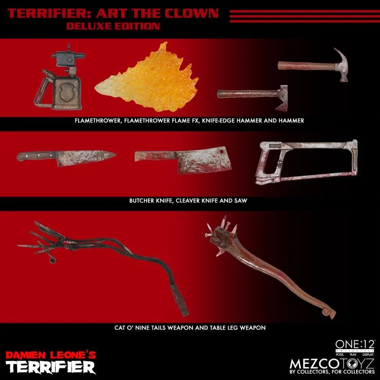 Terrifier One:12 Collective Art the Clown (Deluxe Edition) Action Figure