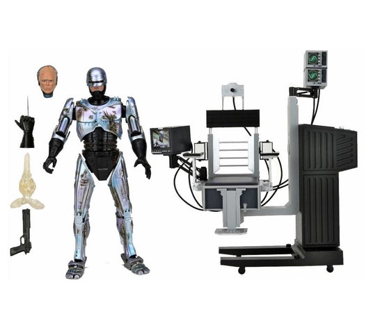 Robocop Battle Damaged Robocop With Chair Ultimate 7" Scale Action Figure