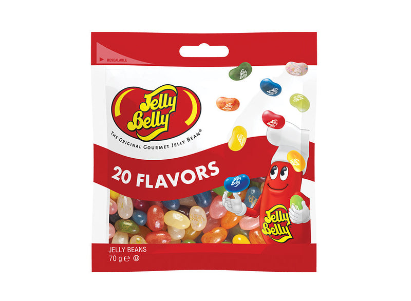 Jelly Belly 20 Assorted Mix 70g Bag collectible from Sweets & Scents
