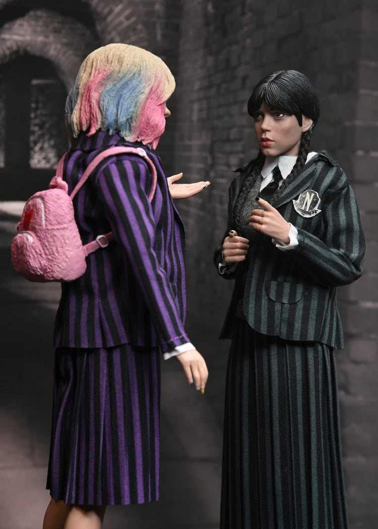 Netflix Wednesday: Wednesday and Enid Nevermore Uniform 8" Clothed 2-Pack Action Figure (Pre-Order November 2025)