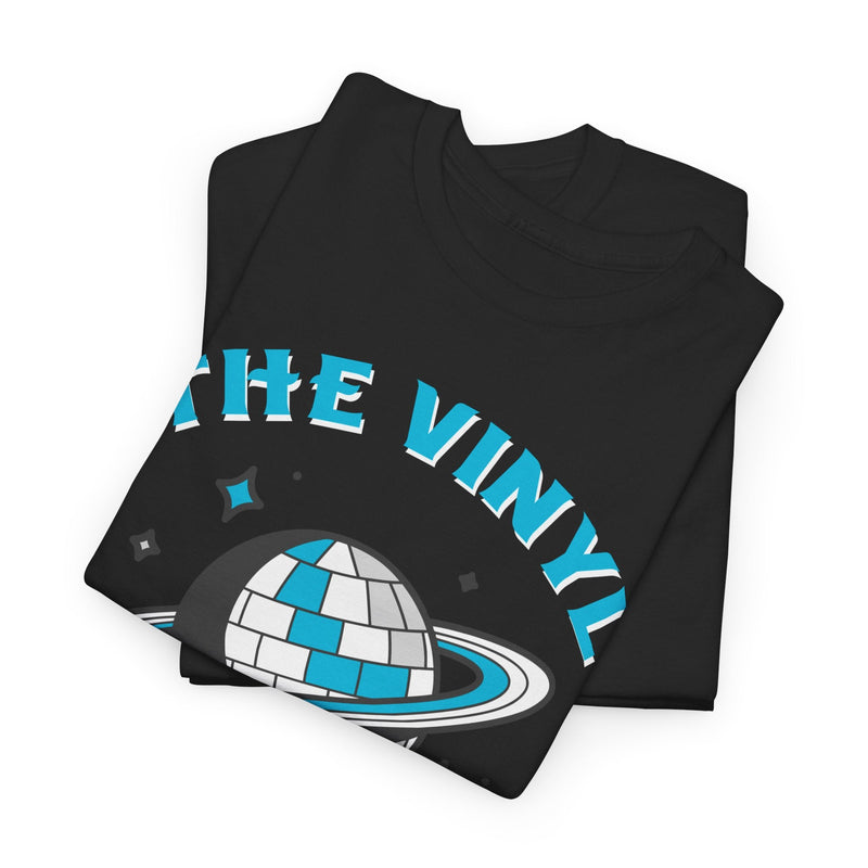 The Vinyl Frontier T-Shirt, showing reverse