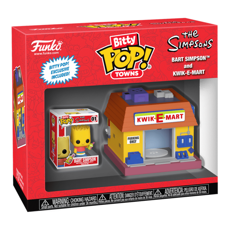 Pop! Bitty Town - Simpsons - Bart Simpson & Kwik-E-Mart