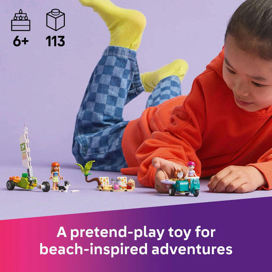 Lego Friends 42641 Surfing Dogs & Scooter Adventure Playset for Age 6+, alternate view