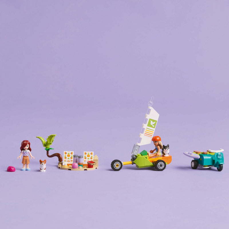 Lego Friends 42641 Surfing Dogs & Scooter Adventure Playset for Age 6+, side angle