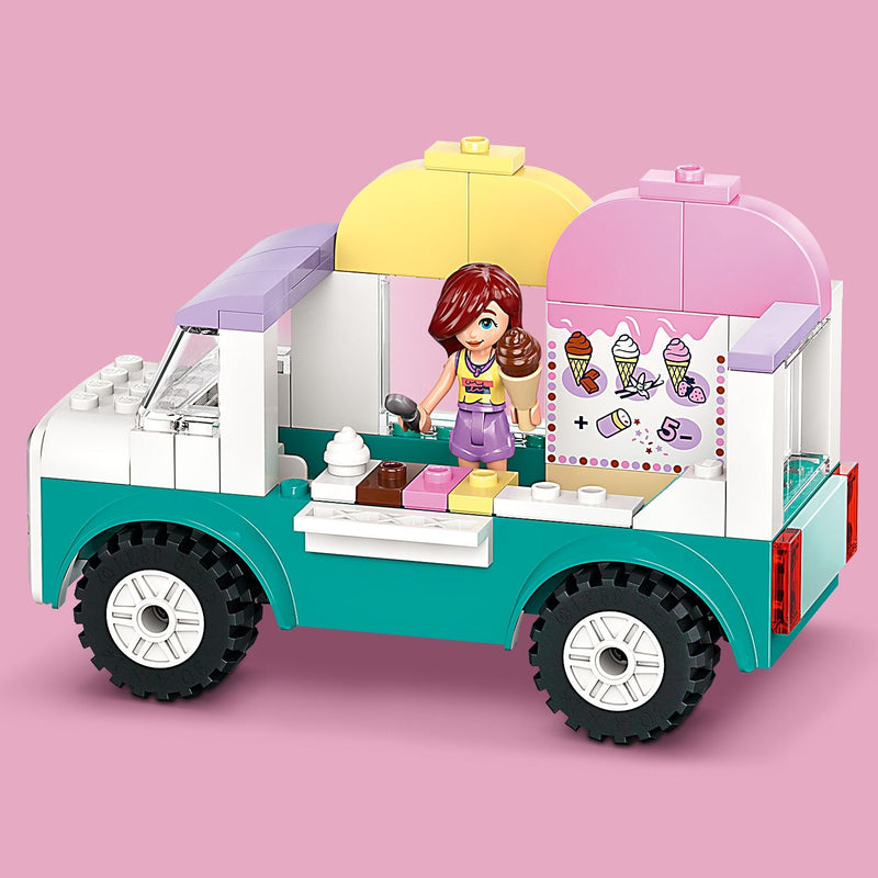 Lego Friends 42644 Heartlake City Ice Cream Truck Playset for Ages 4+, rear view