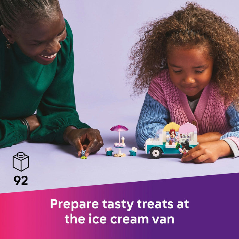 Lego Friends 42644 Heartlake City Ice Cream Truck Playset for Ages 4+, alternate view