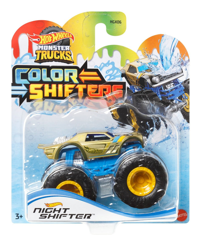 Hot Wheels Monster Trucks 1:64 Colour Shifters Assortment - Image