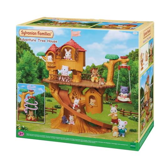 Sylvanian Families Adventure Tree House Toy Playset for Ages 3 and Up collectible from Curious Minds