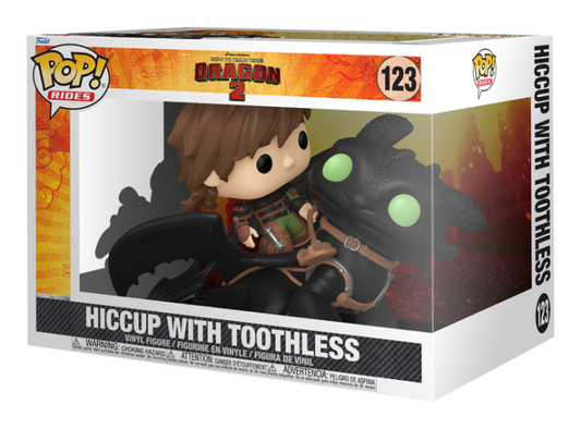 Pop! Ride Deluxe HTTYD Hiccup with Toothless