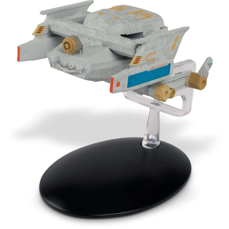 Starfleet Federation Tug Starship Model Die Cast Ship (Eaglemoss / Star Trek), side angle