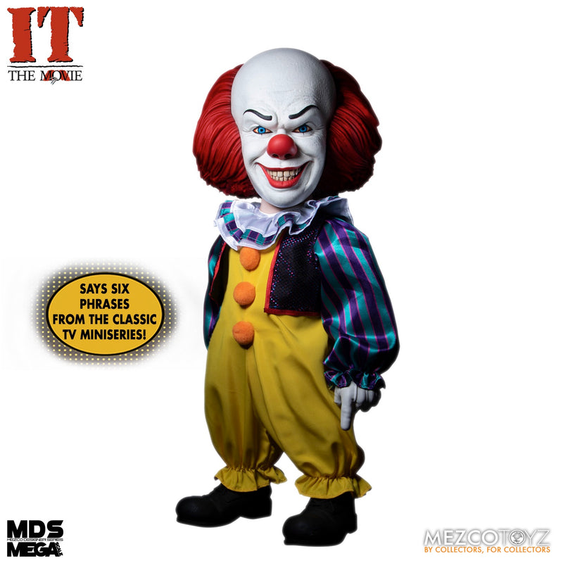 It 1990 Pennywise 15" MDS Mega Figure - No Sound - Reduction