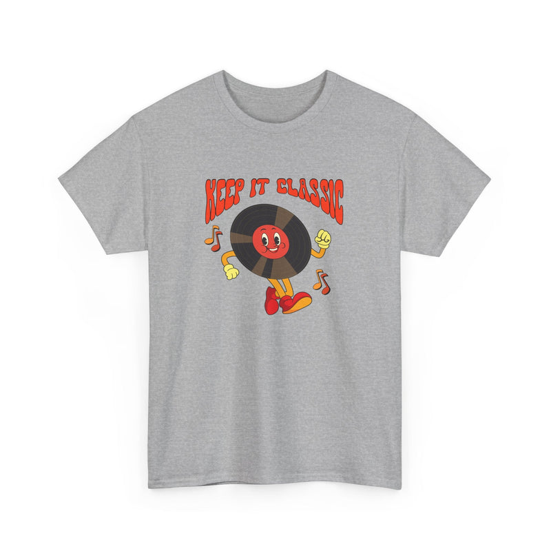 'Keep It Classic' Retro T-Shirt, in display
