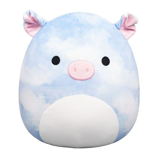 Original Squishmallows 12 Inch Nisbet the Blue Tie Dye Pig