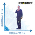 Gary Barlow Height 180cm Lifesize Cardboard Cutout, alternate view