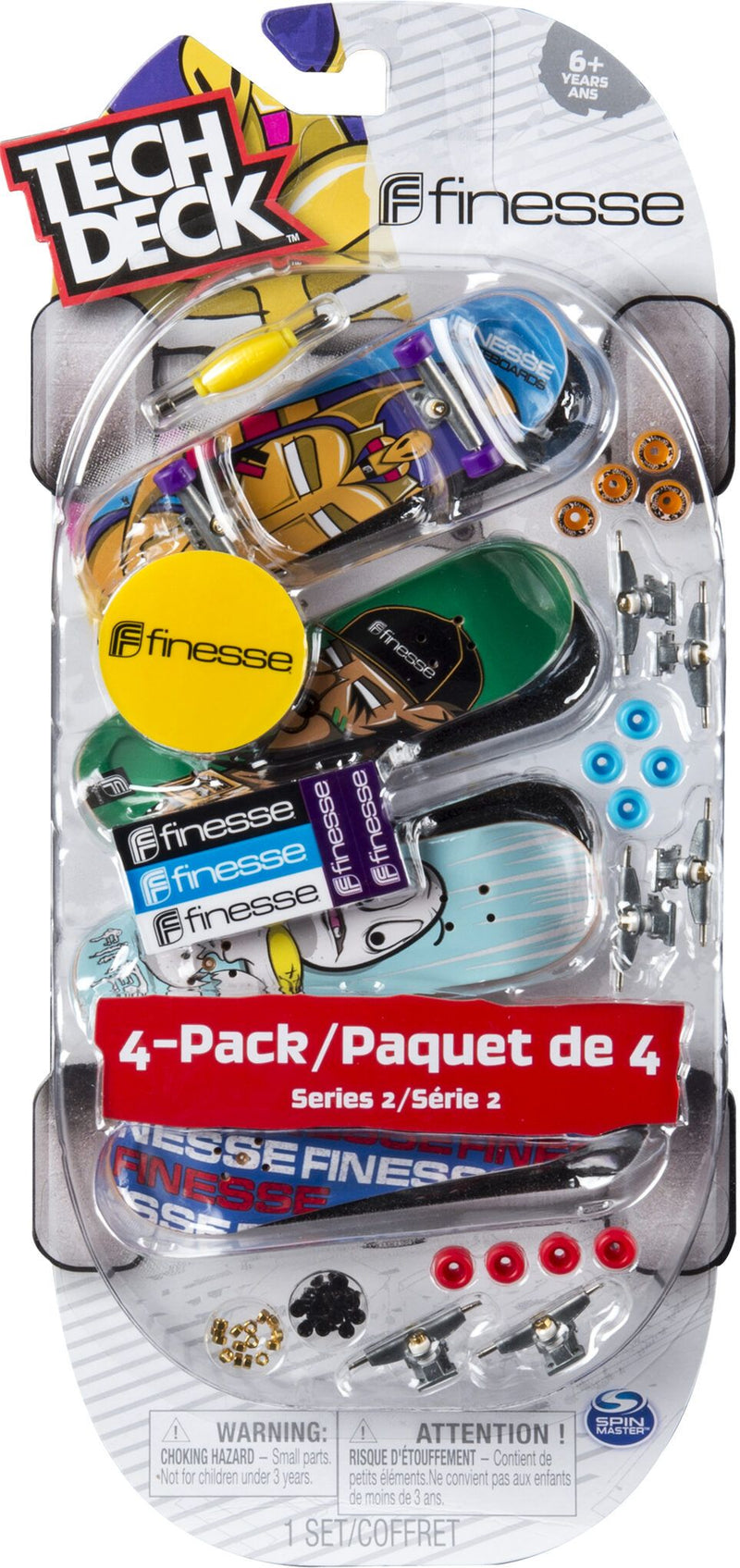 Tech Deck 96mm Fingerboard 4-Pack Assorted - Image