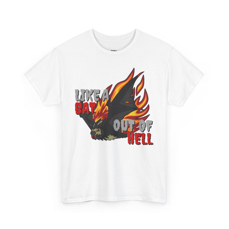'Like a Bat Out of Hell' Men's T-Shirt, packaging shot