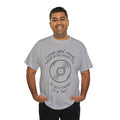 'I'm Not a Hoarder, I'm a Hero' Men's Vinyl T-Shirt, showing reverse