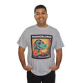 'Phonosaurus' Men's Vinyl T-Shirt, rear view