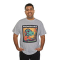'Phonosaurus' Men's Vinyl T-Shirt, rear view