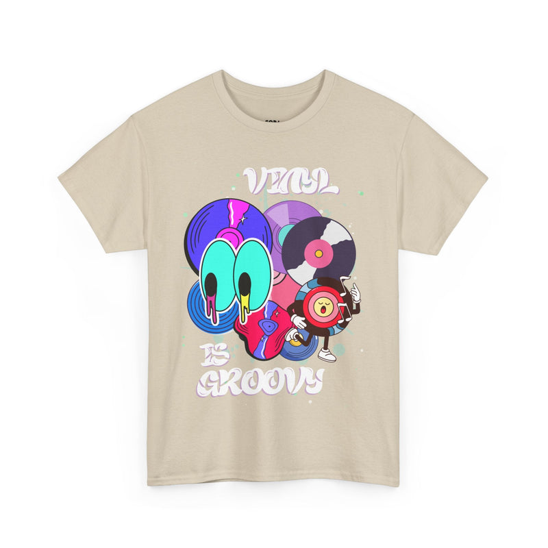 'Vinyl Is Groovy' Men's T-Shirt, additional view