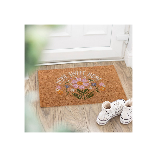 Natural Daisy Home Sweet Home Doormat