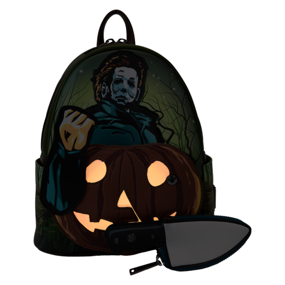 Loungefly - Michael Myers Pumpkin Glow Mini Backpack
