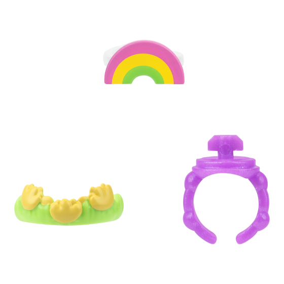 Squishalongs - 4 Fig.Pack (Care Bears Style 2)
