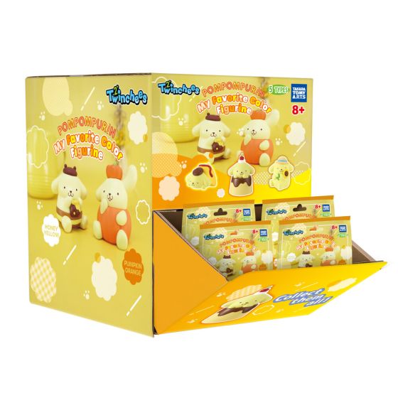 Twinchees Pompompurin My Favorite Colour Figs (Case of 24)