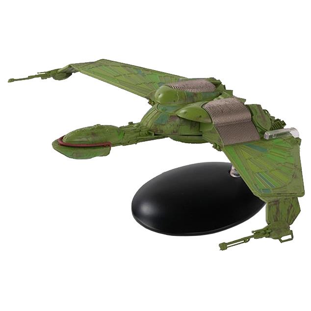 Klingon Bird-of-Prey (B'rel-class) XL EDITION Diecast Model Ship (Eaglemoss / Star Trek), rear view