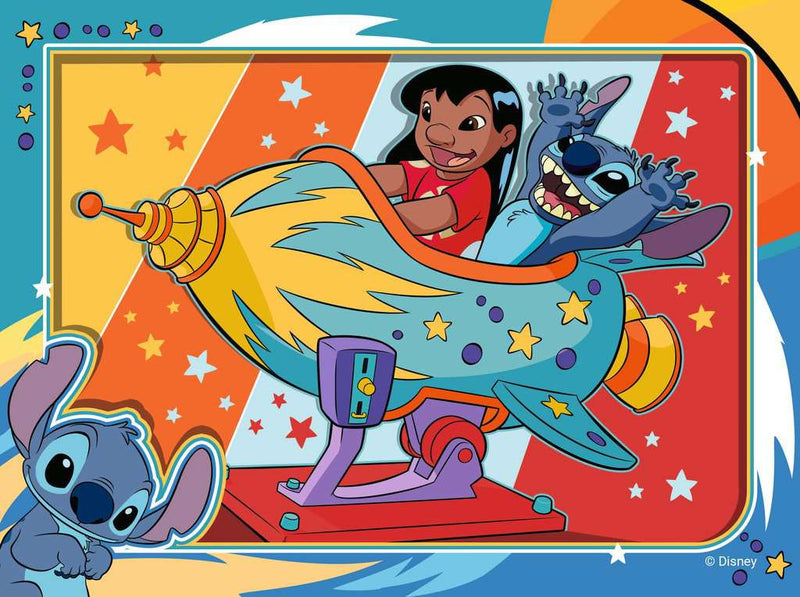 Disney Stitch 4 in a Box Jigsaw Puzzle