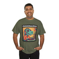 'Phonosaurus' Men's Vinyl T-Shirt, in display