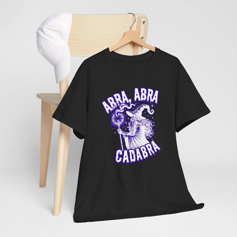 'Abracadabra' Halloween Band Lyric T-Shirt, close-up detail
