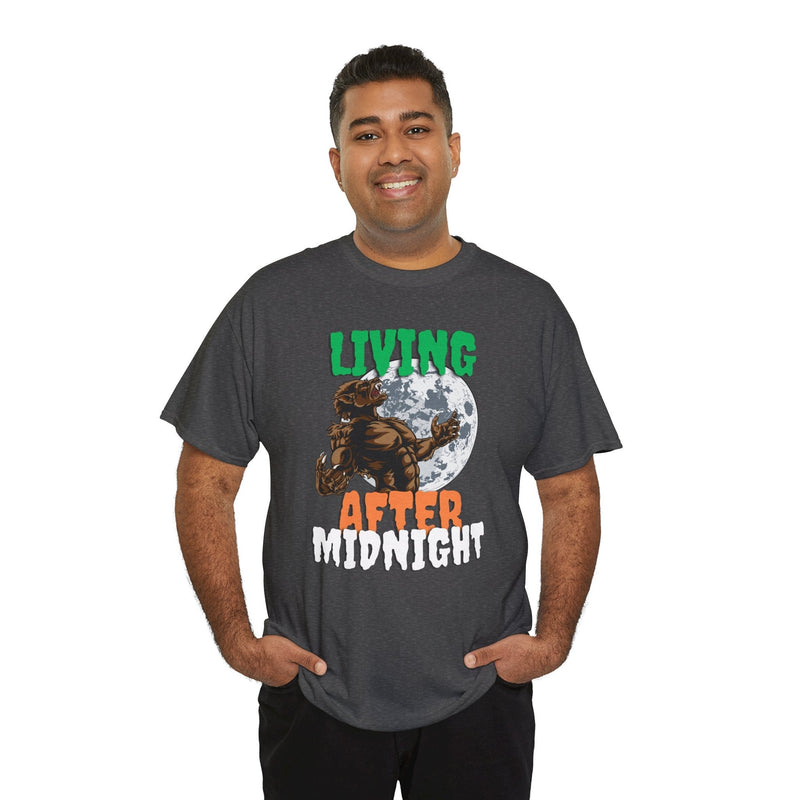'Living After Midnight' Men's T-Shirt, side angle