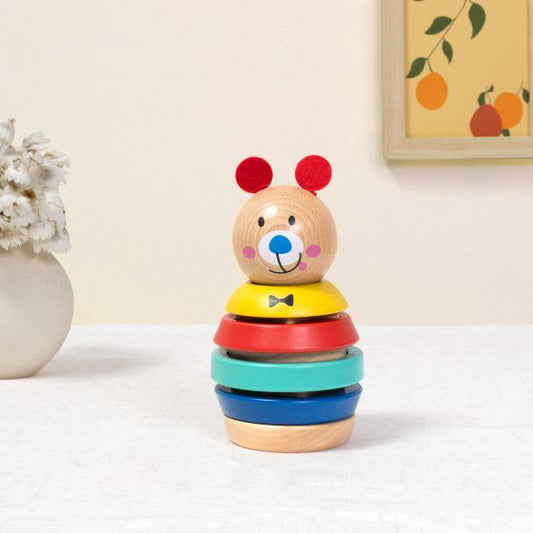 Wooden Bear Shape Tower