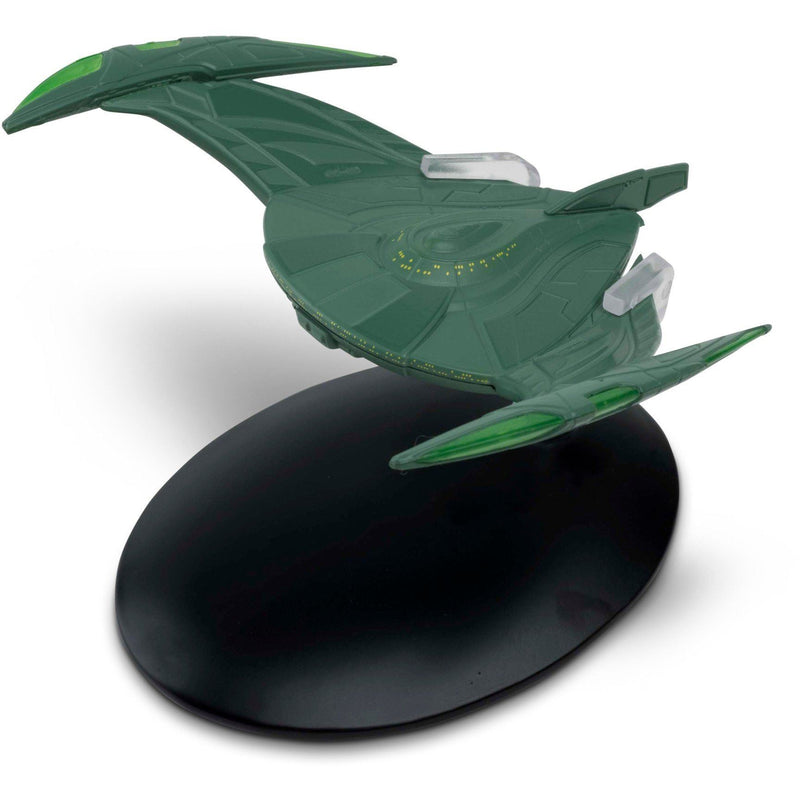 Romulan Bird-Of-Prey (2152) Starship Model Die Cast Ship (Eaglemoss / Star Trek), close-up detail