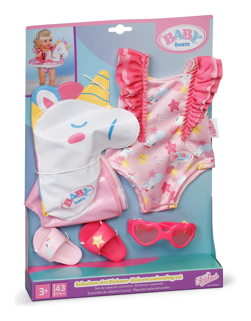 Baby Born Swim Set Unicorn 43cm - Image