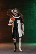 Terrifier 2 Art the Clown and Little Pale Girl Ultimate 7" Scale 2-Pack close up detail