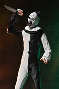 Terrifier 2 Art the Clown and Little Pale Girl Ultimate 7" Scale 2-Pack side angle