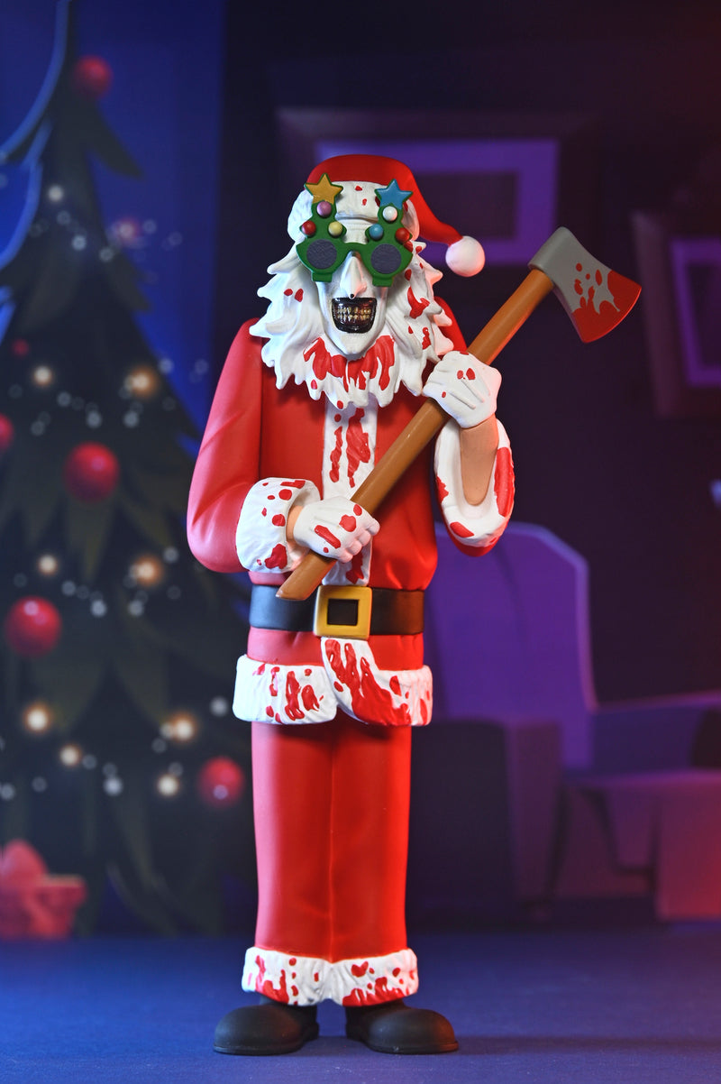 Terrifier 3 Santa Art the Clown Toony Terrors figure detail