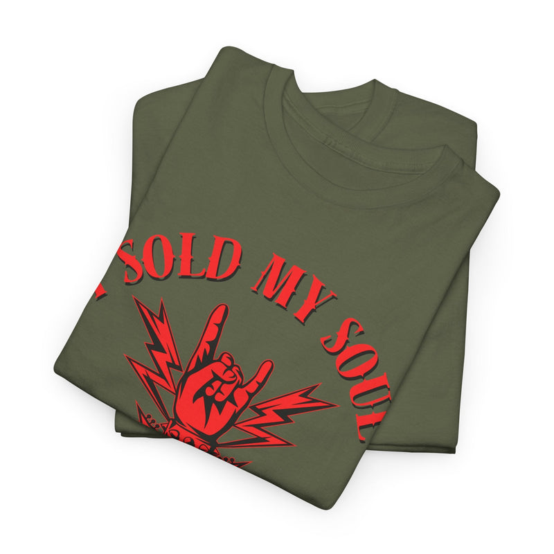 'I Sold My Soul for Rock 'n' Roll' T-Shirt, showing reverse