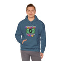 'Money Can't Buy Happiness, But It Can Buy Vinyl' Men's Hoodie, rear view