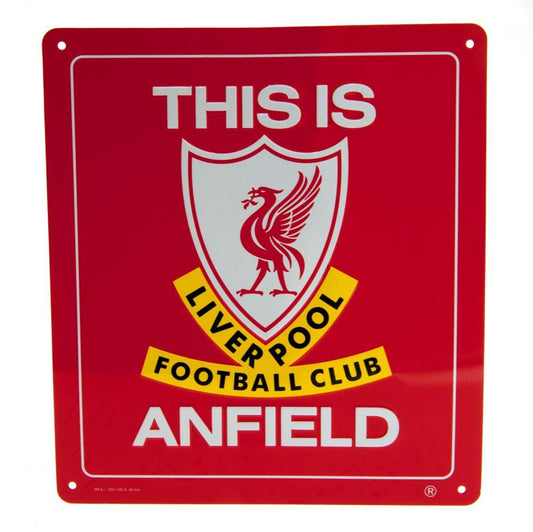 Liverpool FC This is Anfield Sign collectible from Infinity Collectibles 2026