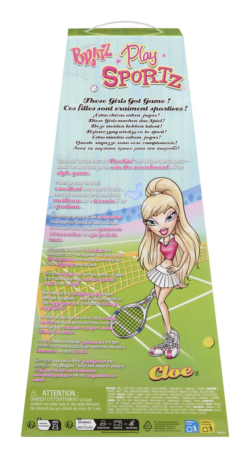 Bratz Play Sportz Doll - Cloe (Tennis) - Image