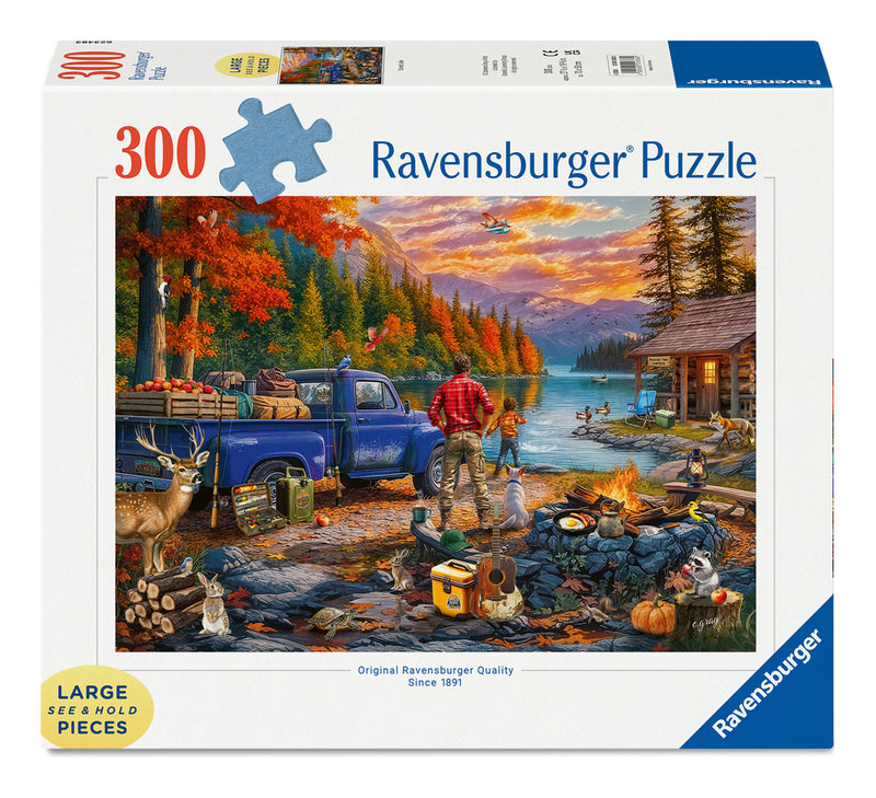 Sunset Lake 300 Piece Large Format Jigsaw Puzzle