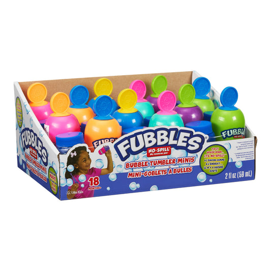 Fubbles No Spill Mini Bubble Tumblers Assortment
