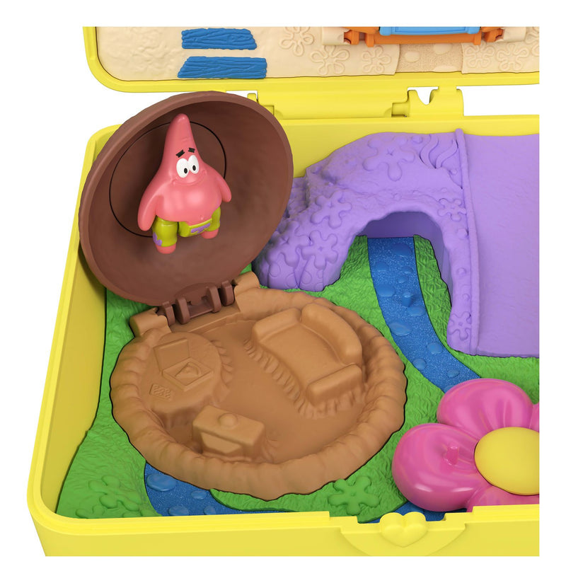 Polly Pocket x SpongeBob Partnership Compact, close-up detail